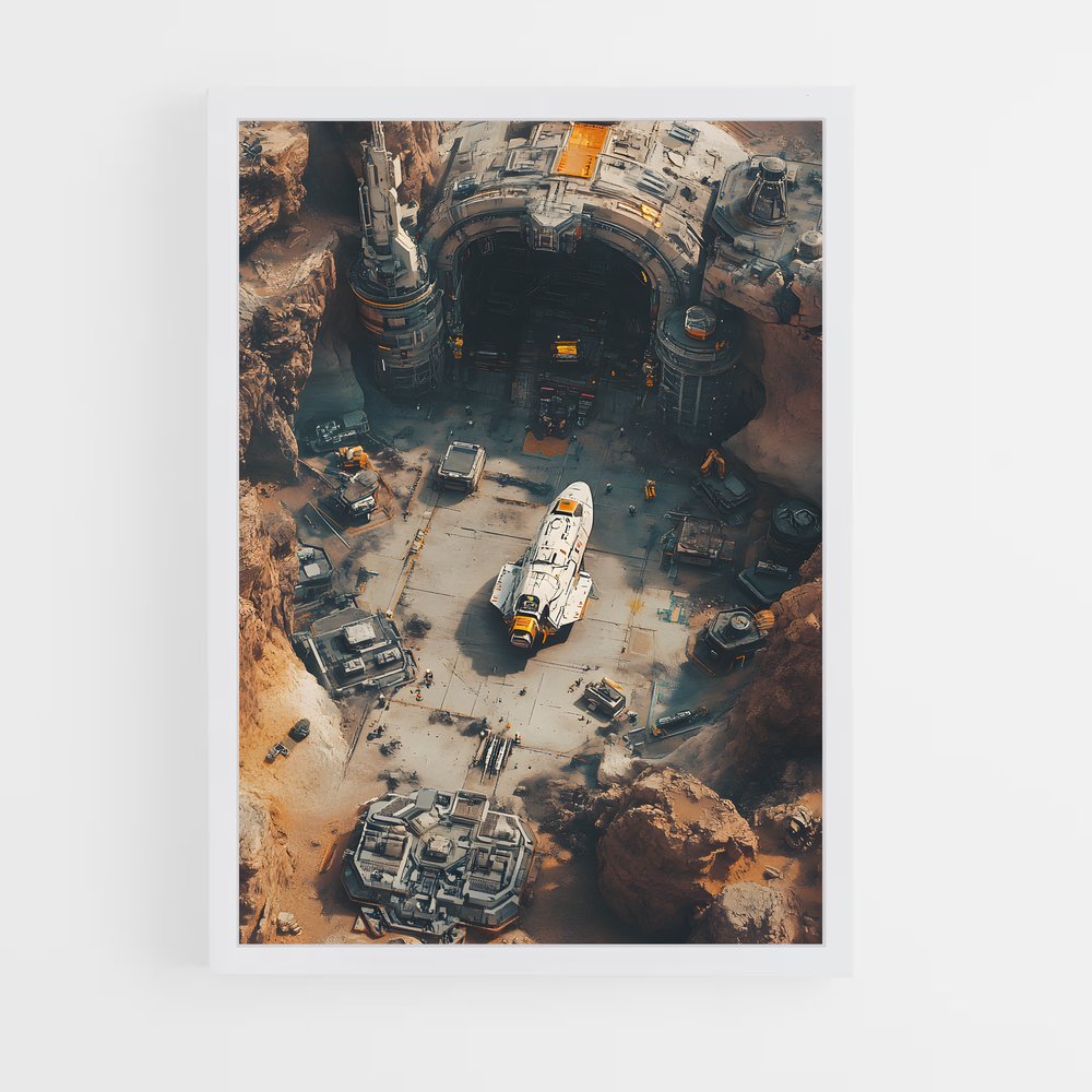 Poster futuriste Sci fi art fascinant – affiche Art spatial (vue 3)